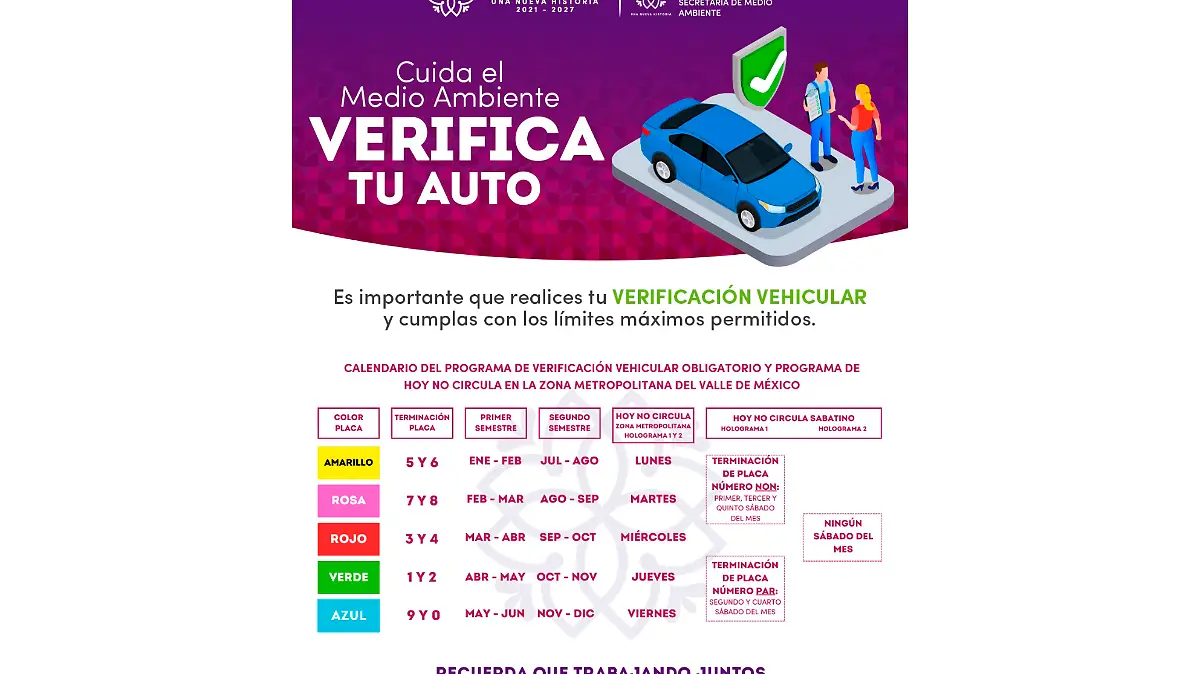 verificación vehicular cartel